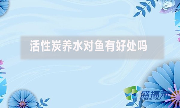 活性炭養(yǎng)水對(duì)魚(yú)有好處嗎？