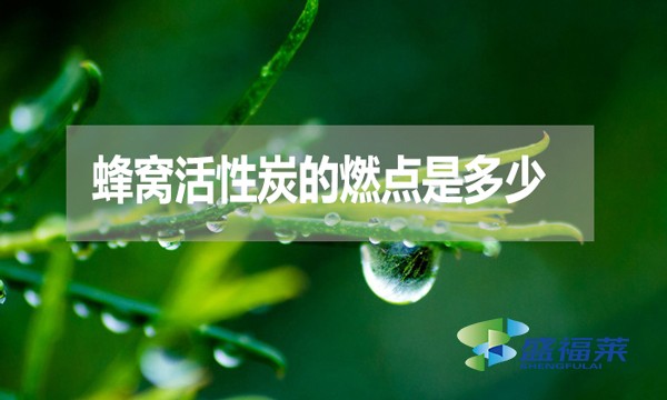 蜂窩活性炭的燃點是多少？可以點燃嗎？