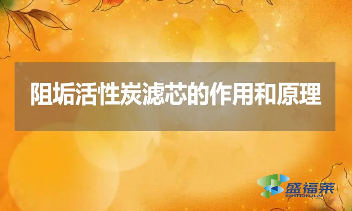 阻垢活性炭濾芯的作用和原理？