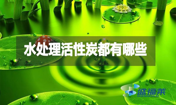 水處理活性炭都有哪些？